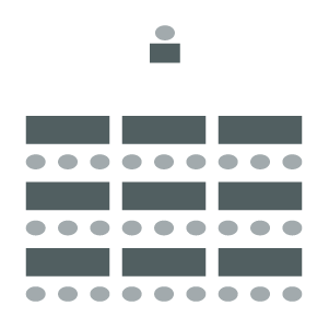 Classroom room setup icon