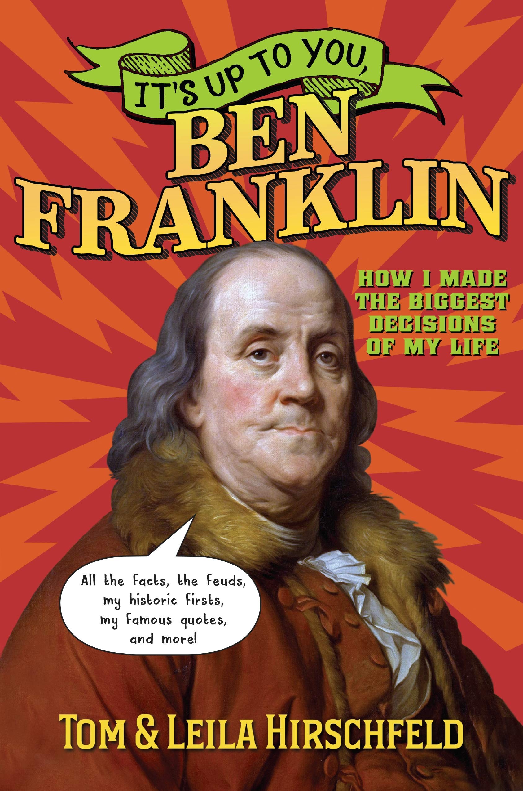 book cover for It's Up to you Ben Franklin