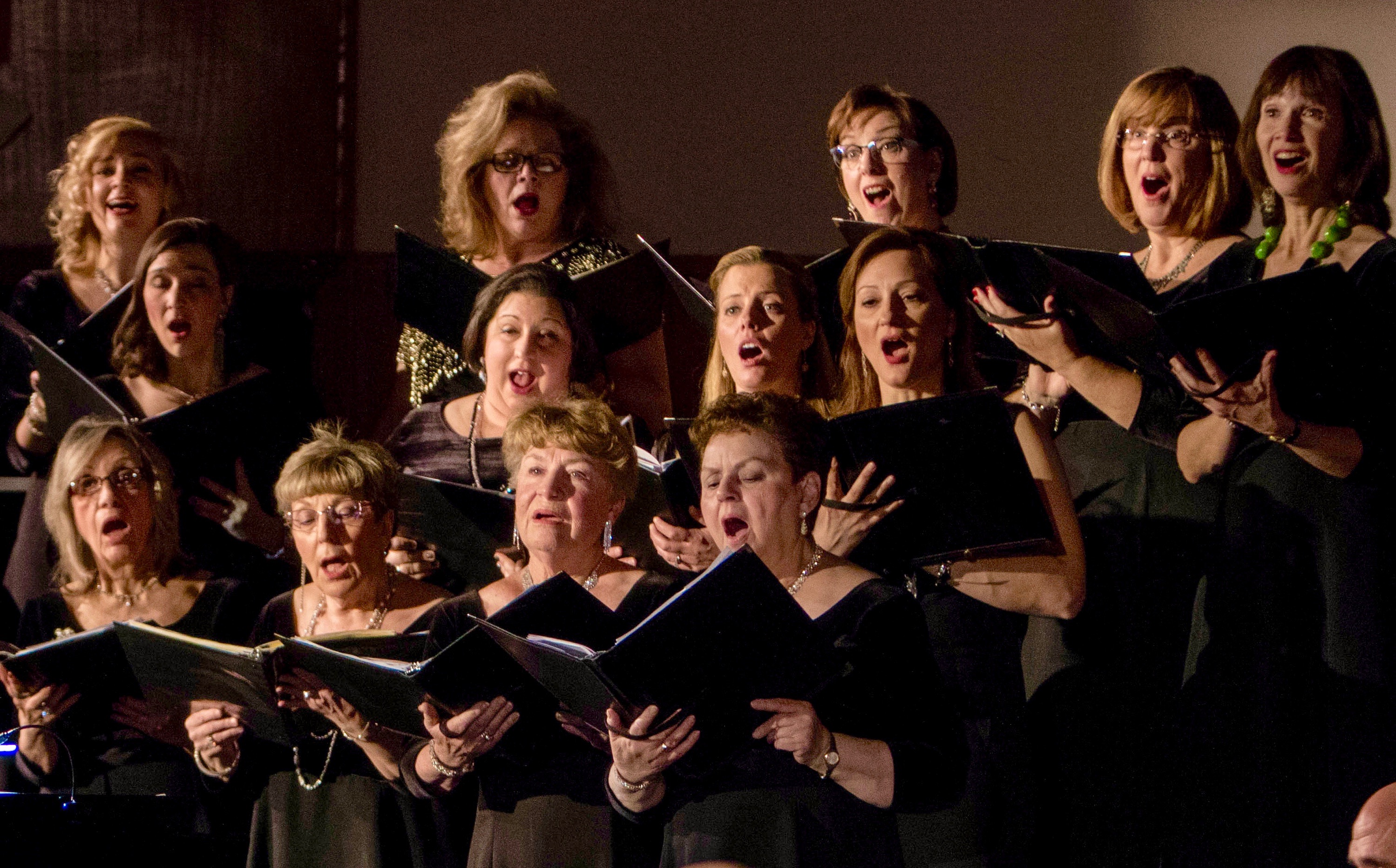 A group of chorus singers 