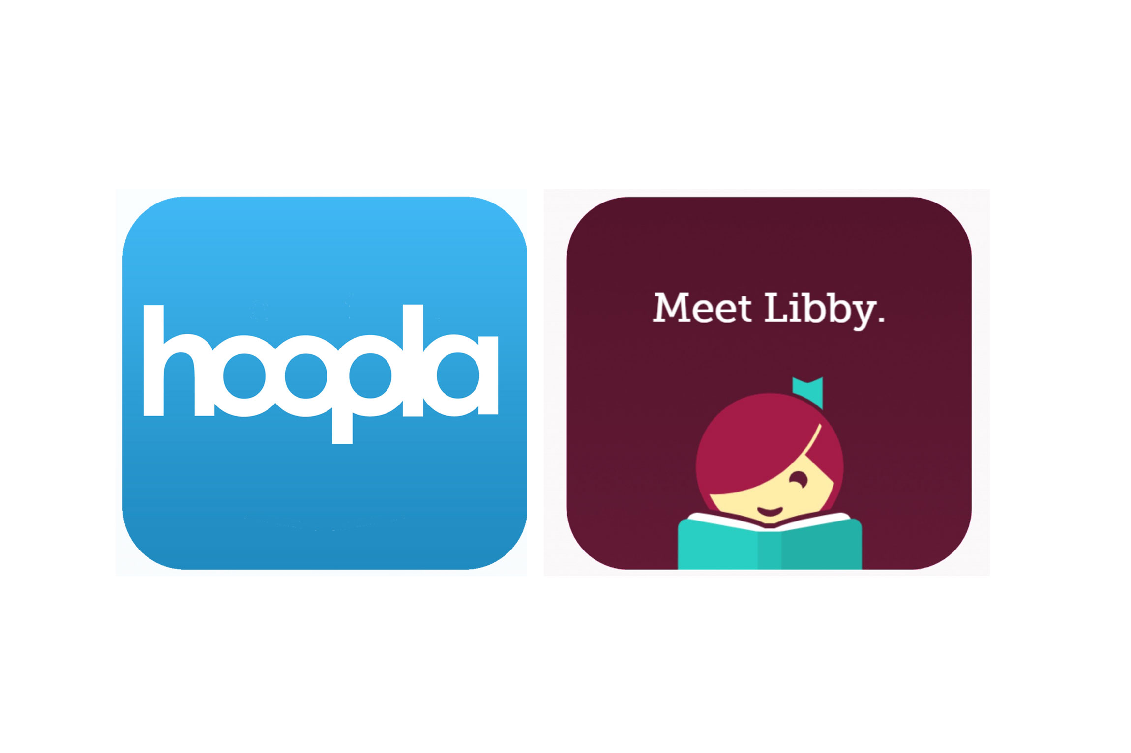 Libby and Hoopla apps for downloading eBooks
