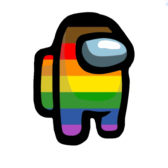 Rainbow Among Us Character