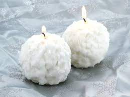 Snowball Candles