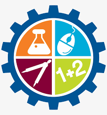 Gear with Science Symbols 