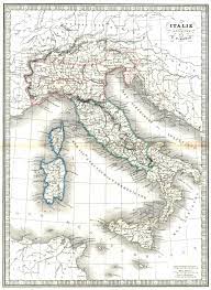 historic map of Italy
