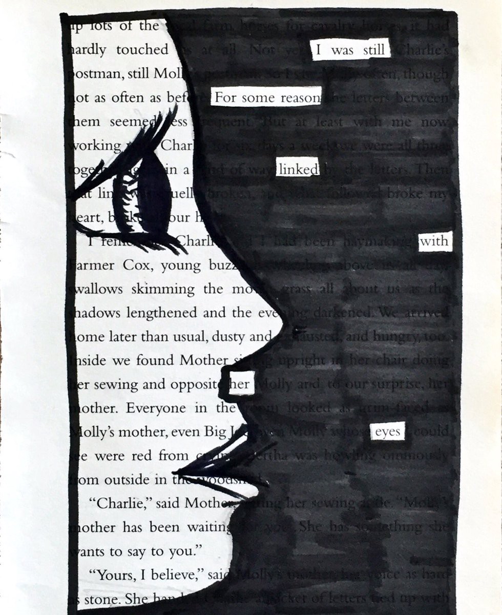 black out poetry