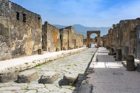 Street in Pompeii 