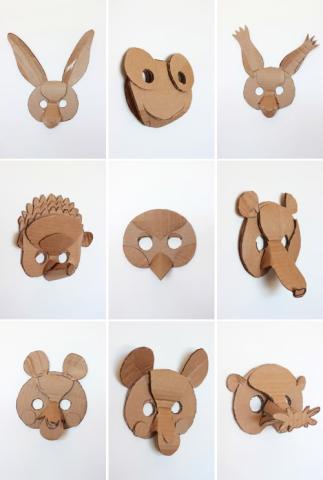 Cardboard Masks