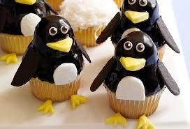 Penguin cupcake