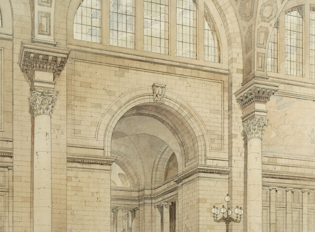 [Pennsylvania Station, New York, interior], Jules Crow, 1906