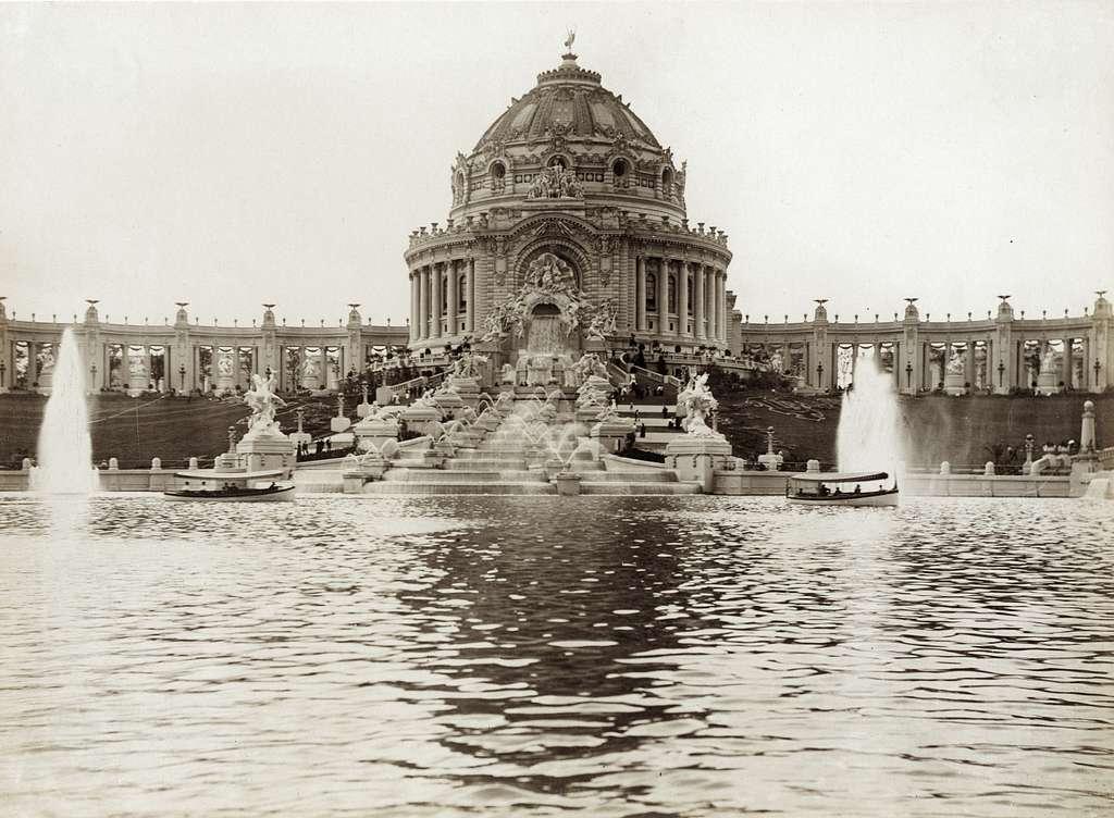 View of Festival Hall and the Cascades at the 1904 World's Fair