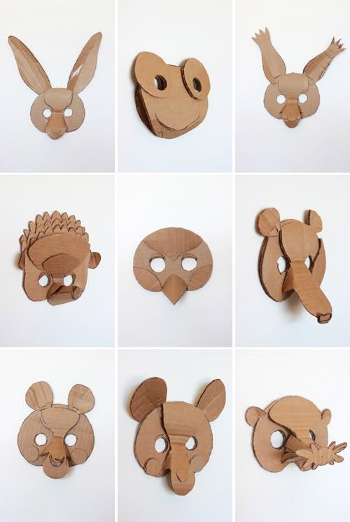 Cardboard Masks
