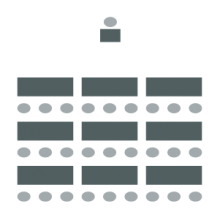 Classroom room setup icon